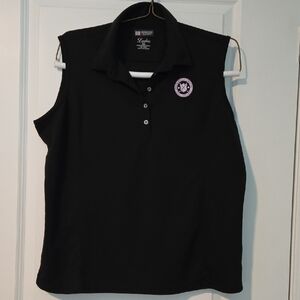 Bermuda Sands Black Sleeveless Top